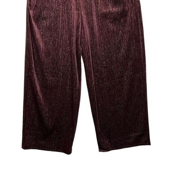 New with Tags Old Navy Short Sleeve Velvet Maroon Jumpsuit Sz Xxl - Picture 5 of 14